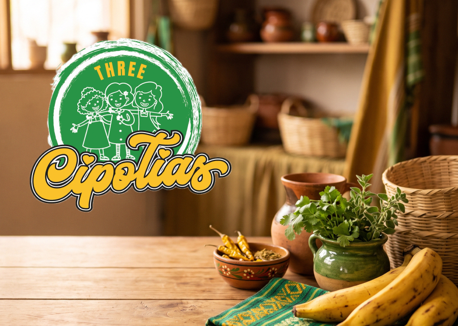 Three Cipotias — Redes, contenido y fotografía de producto para una marca familiar de comida centroamericana.